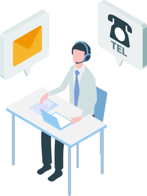 問合わせ窓口の一本化でワンストップサービスを実現のイメージ画像