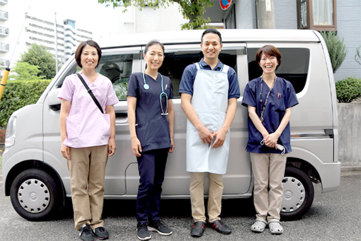 「歯科」訪問診療の1日の流れのイメージ画像