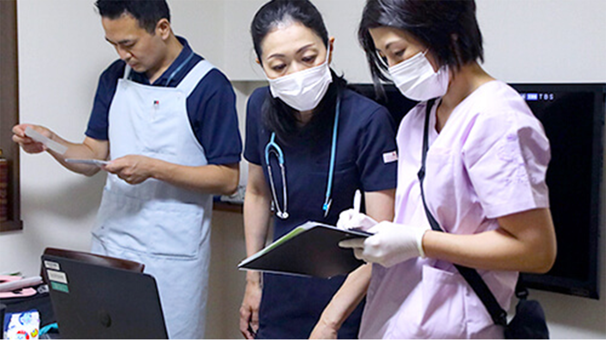 「歯科」訪問診療の1日の流れのイメージ画像