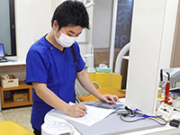 「外来診療」歯科医師の1日の流れのイメージ画像