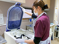 「外来診療」看護師の1日の流れのイメージ