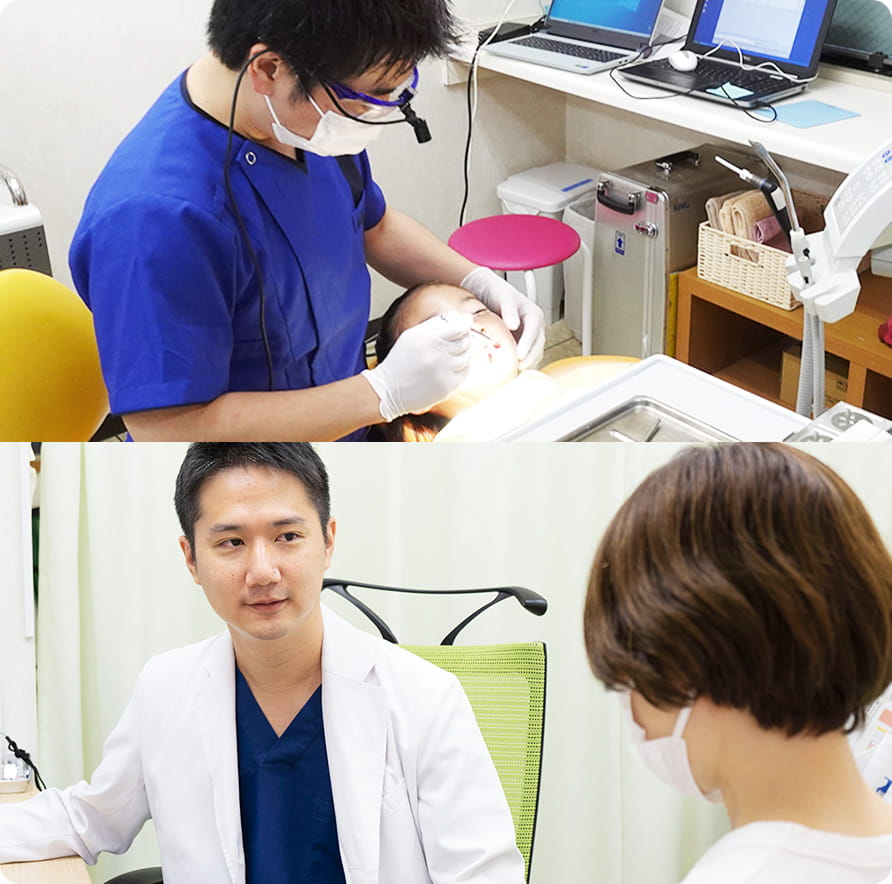 医科＆歯科の連携のイメージ