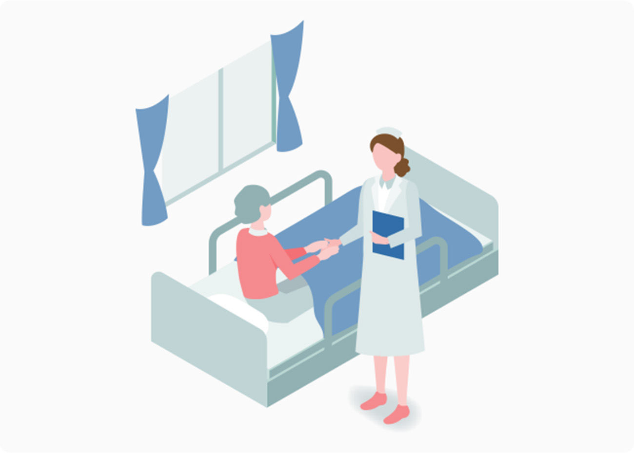 高齢者向け施設〜通院困難な方の個宅までのイメージ画像