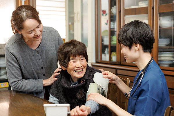 「訪問診療」内科医師の1日の流れのイメージ画像