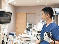 「外来診療」内科医師の1日の流れのイメージ画像